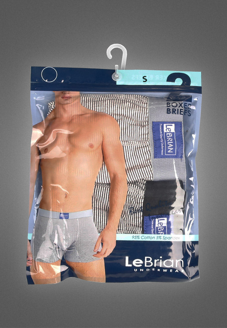 LeBrian Cotton 2-in-1 Boxer Briefs