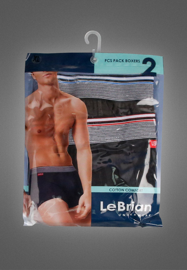 LeBrian Cotton 2-in-1 Boxer Briefs