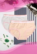 Pink Lady Cotton Stretch Logo Ladies Brief Panty | Dozen