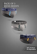 LeBrian Cotton 3-in-1 Men's Briefs