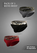 LeBrian Cotton 3-in-1 Men's Briefs