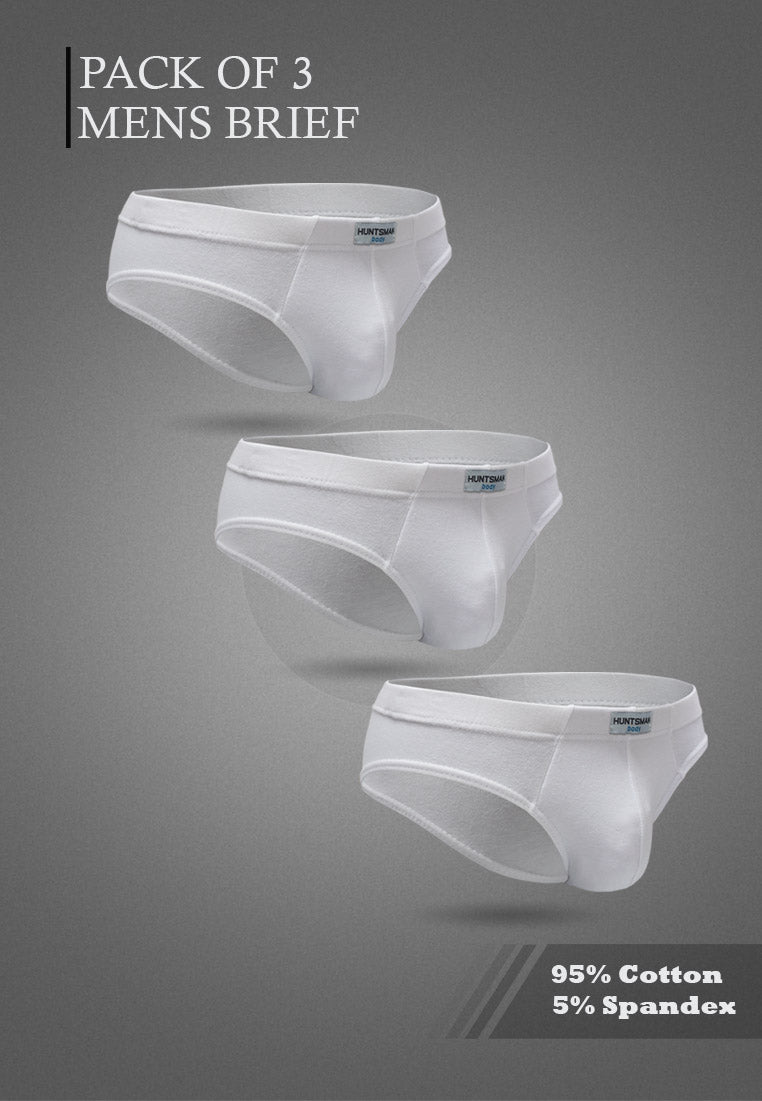 Huntsman Cotton 3-in-1 Men's Briefs