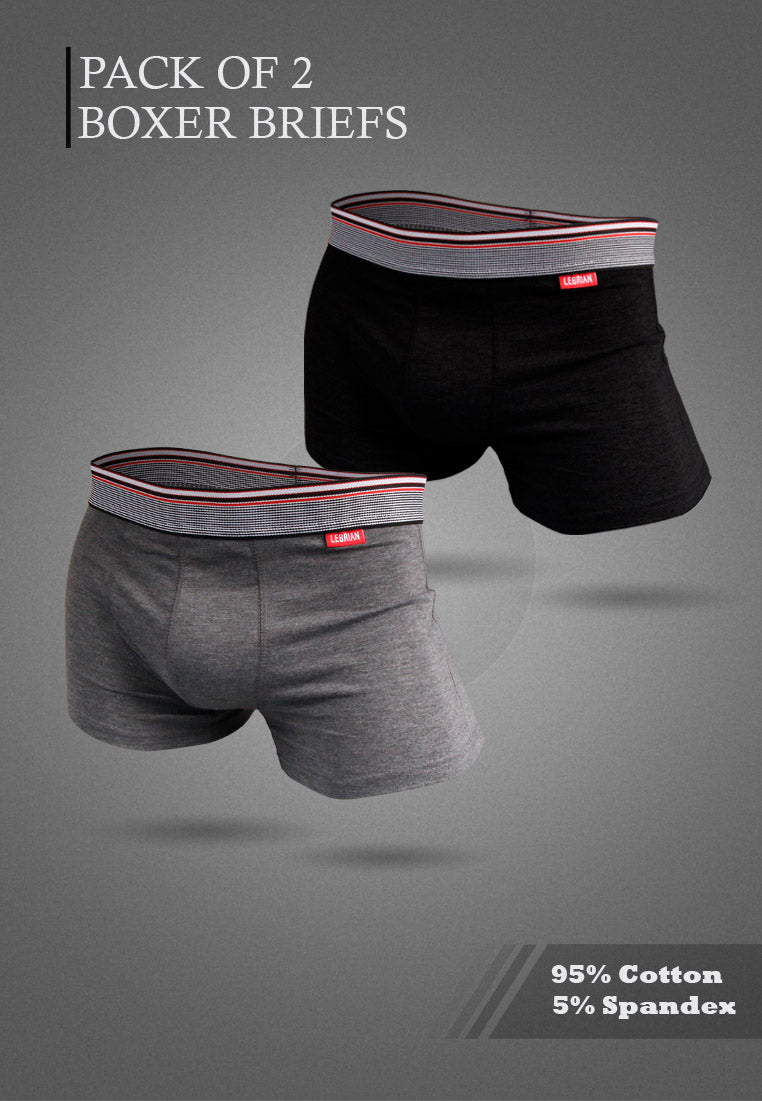 LeBrian Cotton 2-in-1 Boxer Briefs