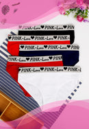 Ladies Pink-Love Basic Cotton Panty | Dozen