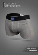LeBrian Cotton 2-in-1 Boxer Briefs