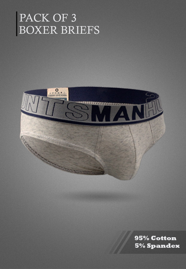 Huntsman Cotton 3-in-1 Men's Briefs