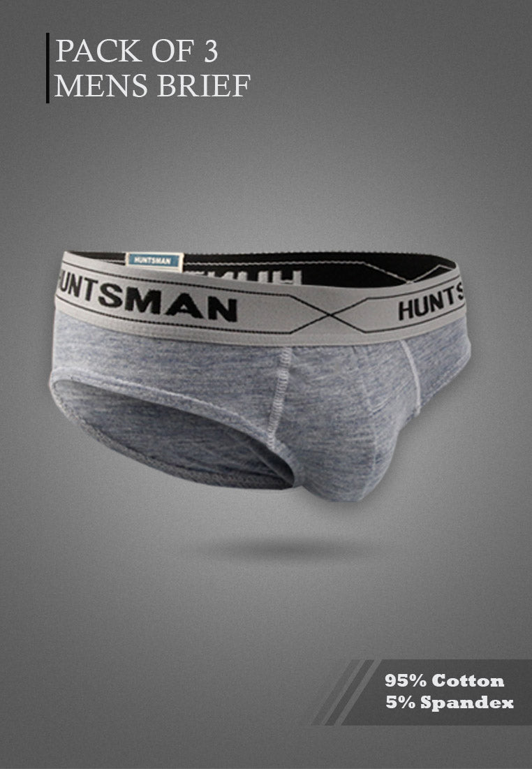 Huntsman Cotton 3-in-1 Men's Briefs