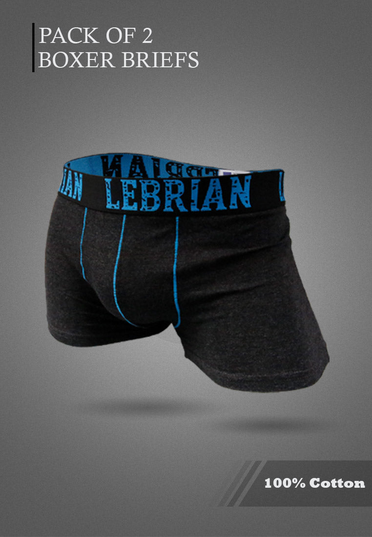 LeBrian Cotton 2-in-1 Boxer Briefs