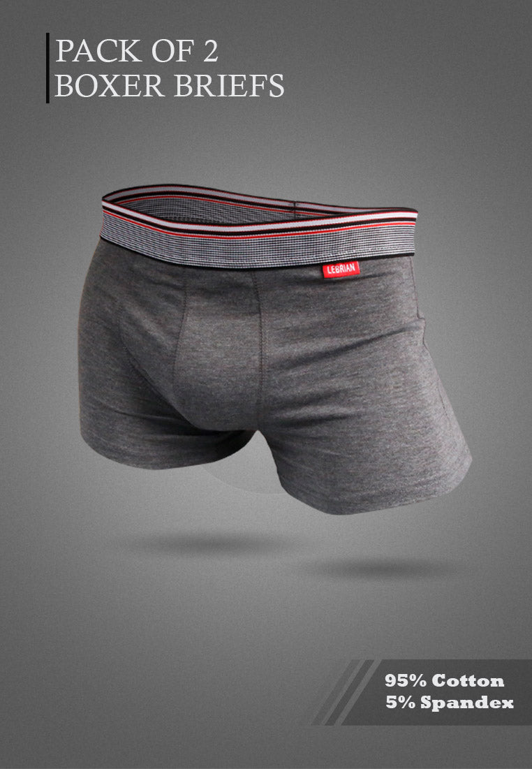 LeBrian Cotton 2-in-1 Boxer Briefs