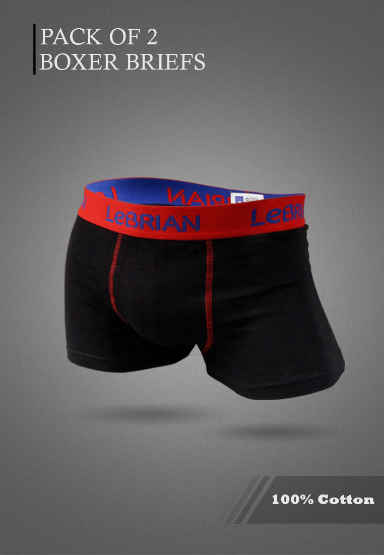 LeBrian Cotton 2-in-1 Boxer Briefs