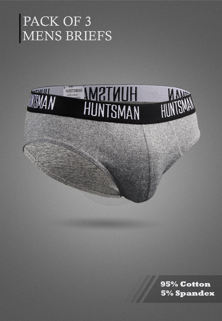 Huntsman Cotton 3-in-1 Men's Briefs