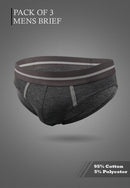 LeBrian Cotton 3-in-1 Men's Briefs