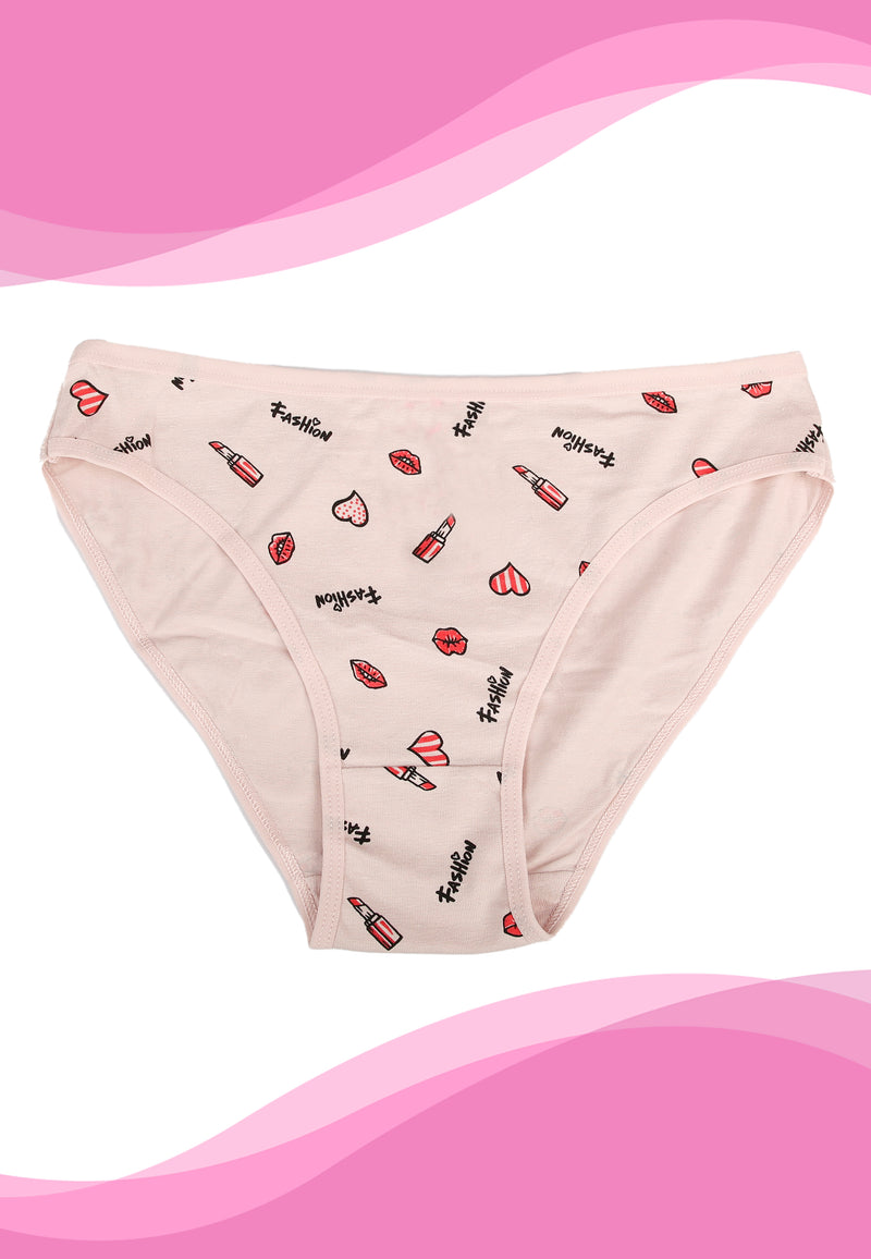 Teens Comfort Cotton Panty Minimal Designs | Dozen