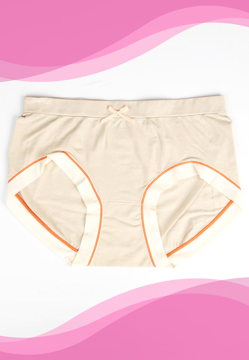 Ladies Ribbon Panty with Minimal logo Design | Dozen