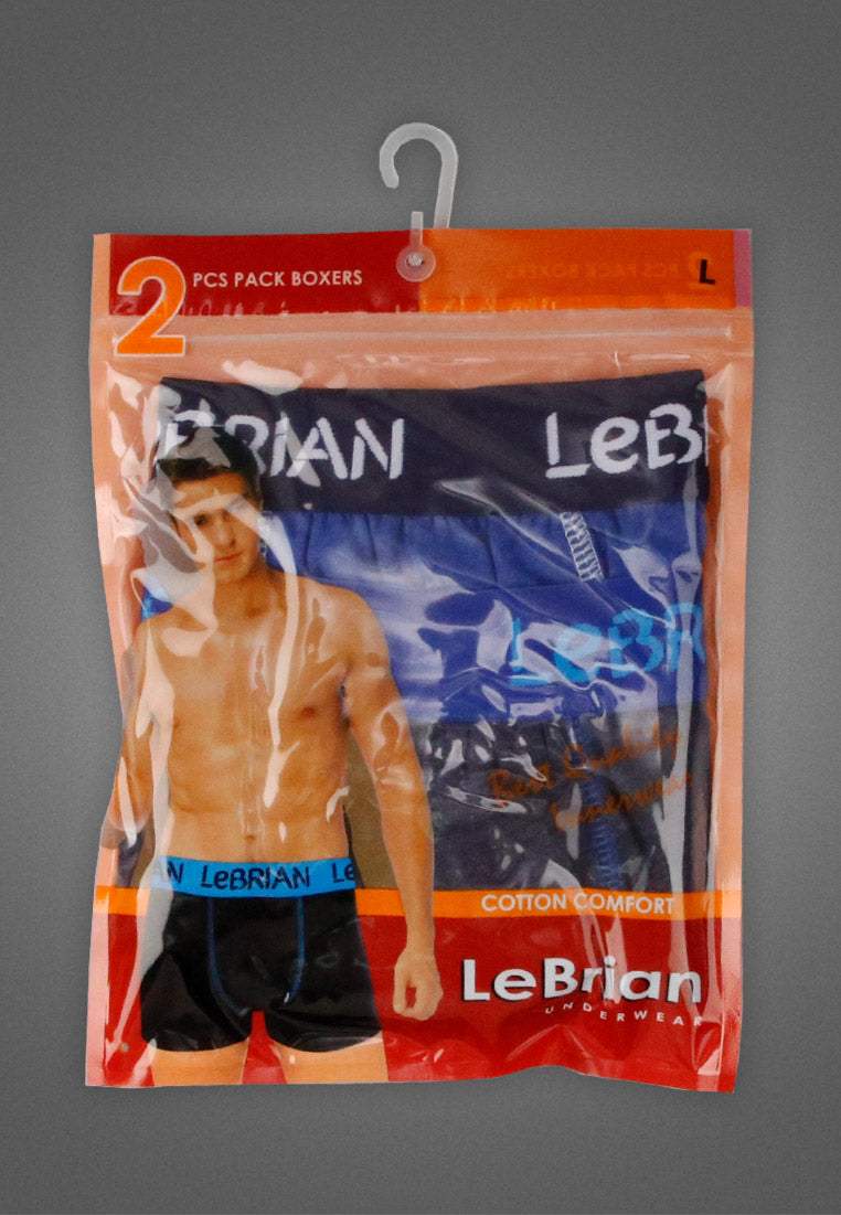 LeBrian Cotton 2-in-1 Boxer Briefs