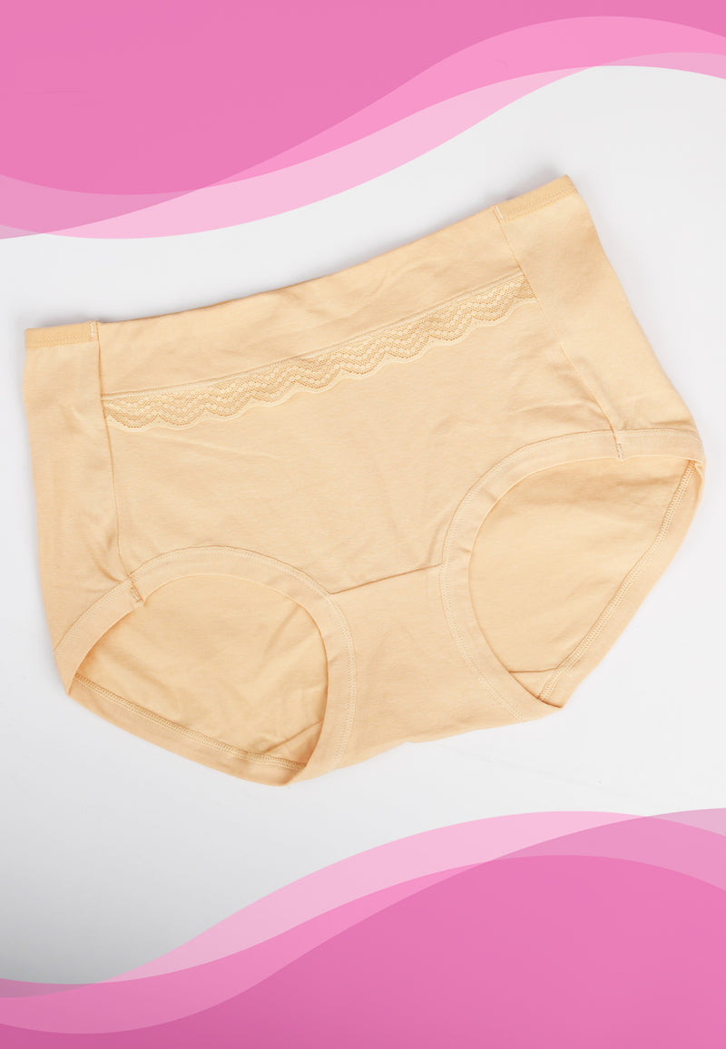 Front Laced Cotton Stretched Big Size Panty | Dozen