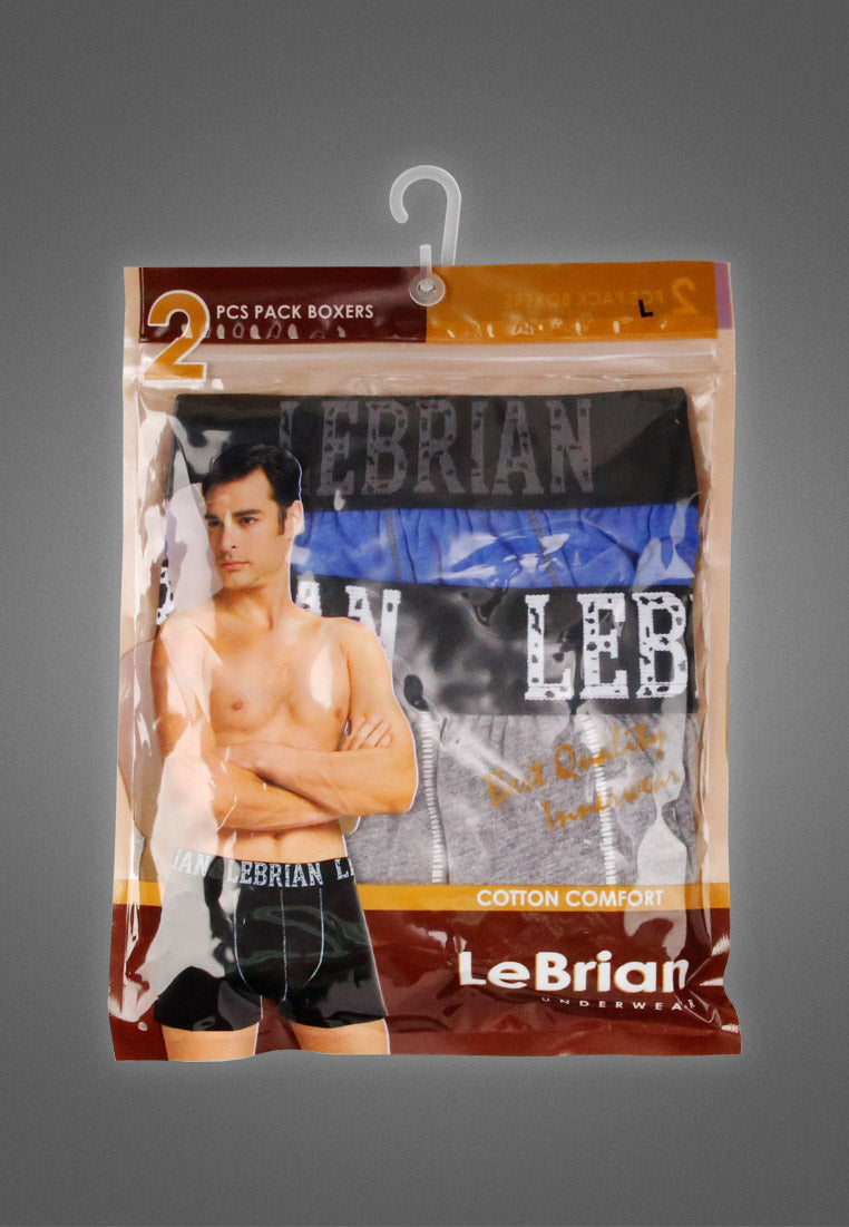 LeBrian Cotton 2-in-1 Boxer Briefs