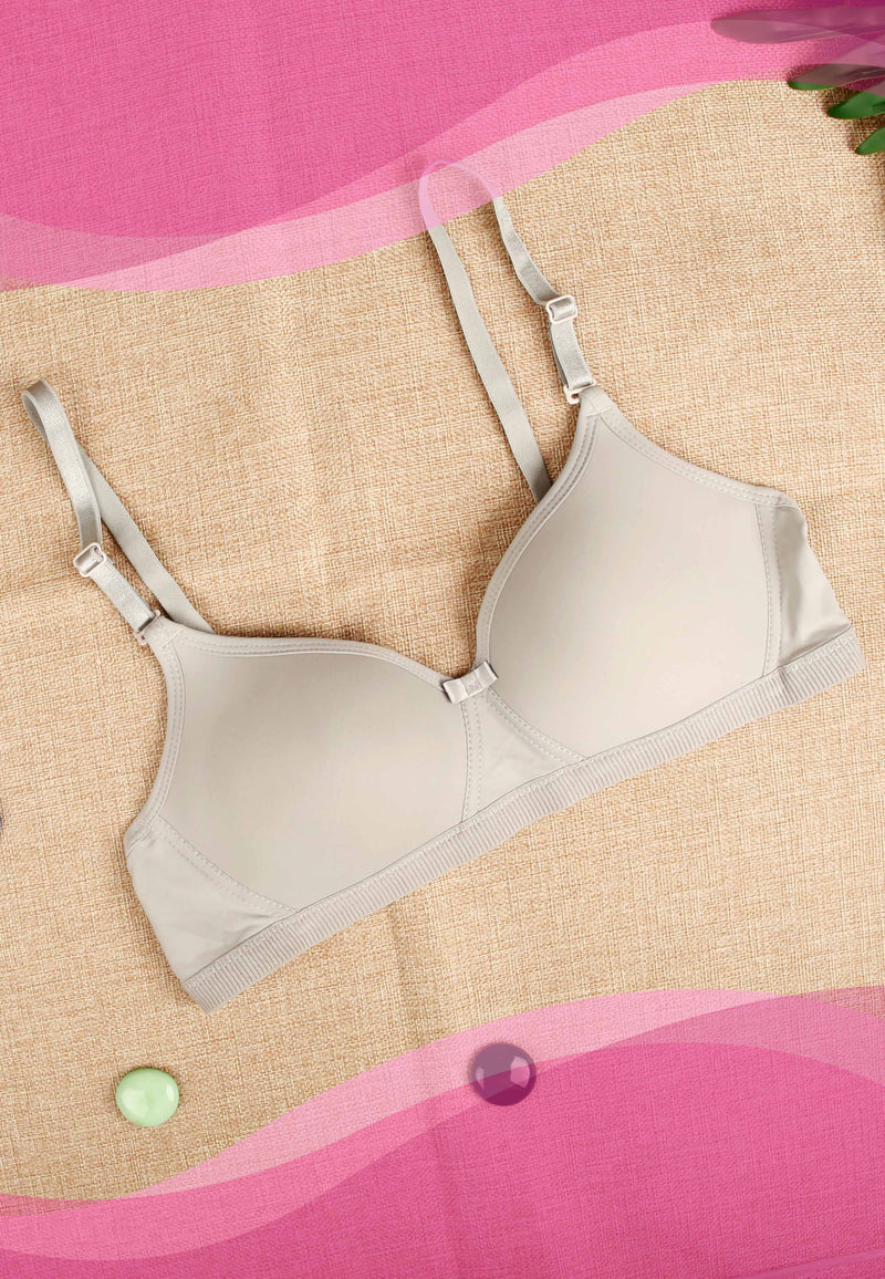 Ladies Plain Lightweight Non-wired Bra