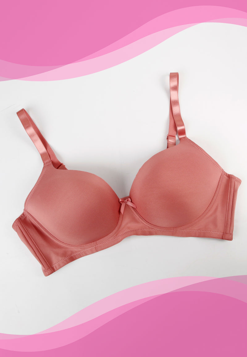 Plain Non-wire Brassiere Non-removable Straps