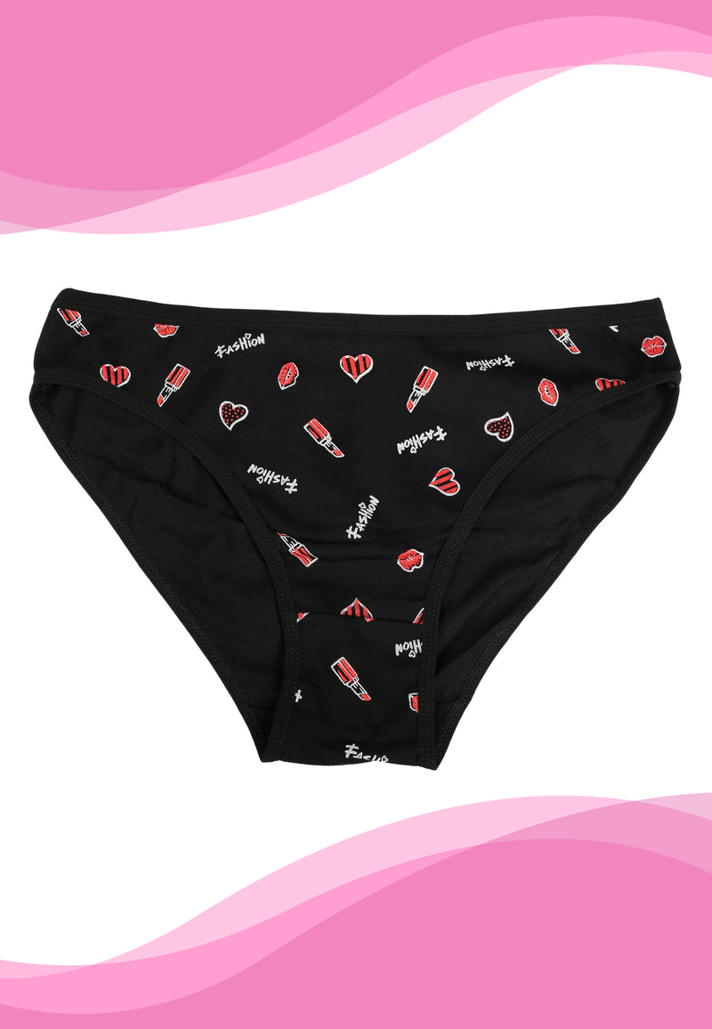 Teens Comfort Cotton Panty Minimal Designs | Dozen