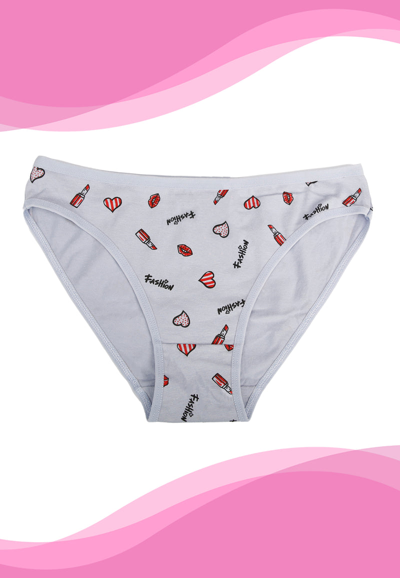 Teens Comfort Cotton Panty Minimal Designs | Dozen