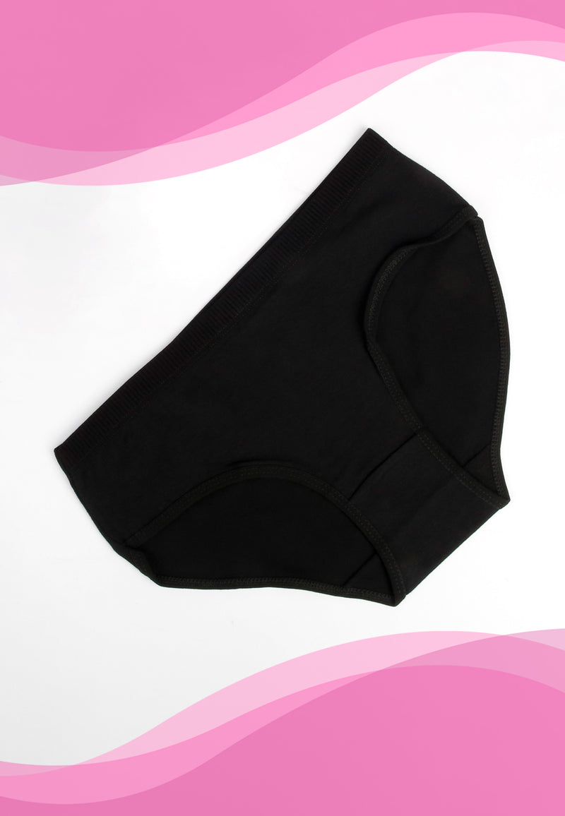 Teens Basic Cotton Plain Panty | Dozen