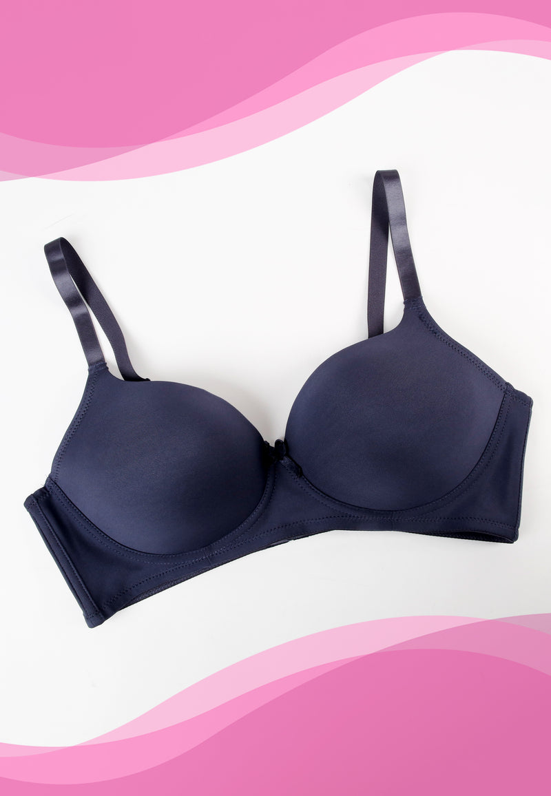 Plain Non-wire Brassiere Non-removable Straps