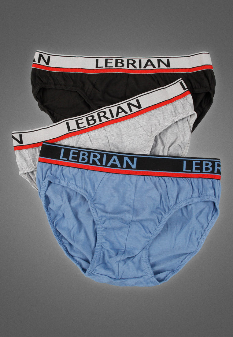 LeBrian Cotton 3-in-1 Men's Briefs