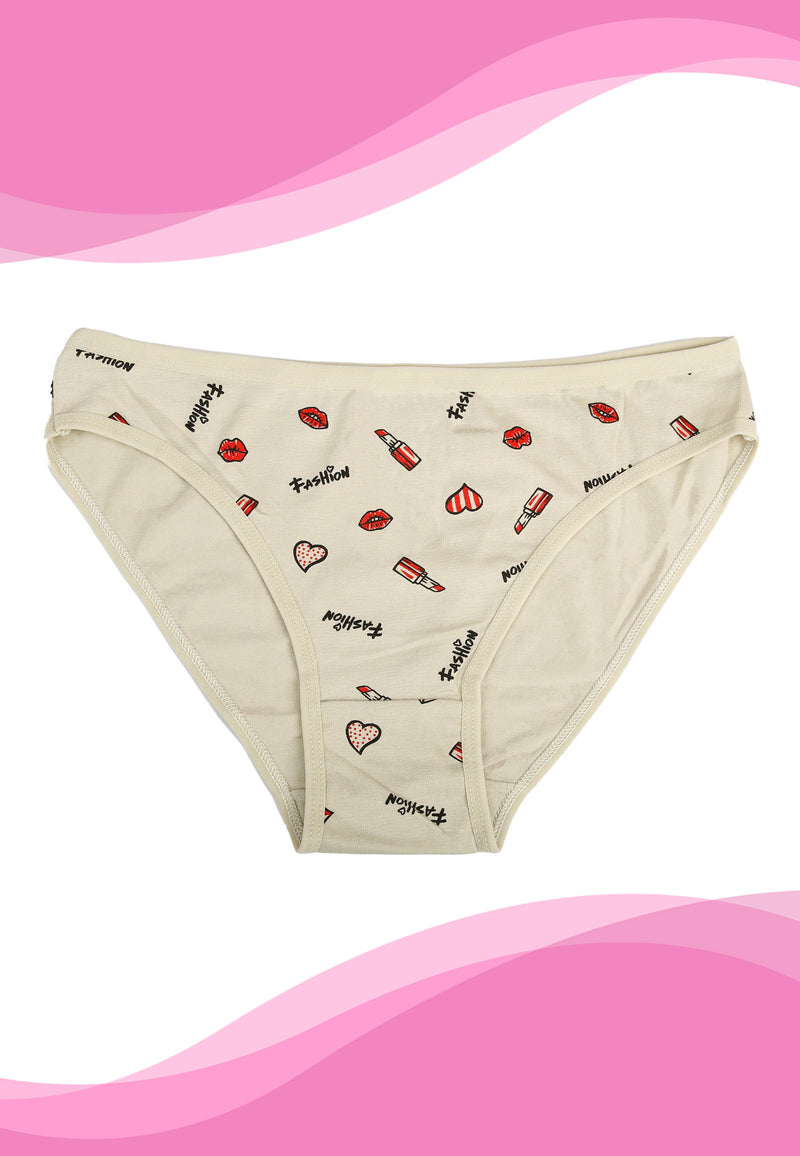 Teens Comfort Cotton Panty Minimal Designs | Dozen