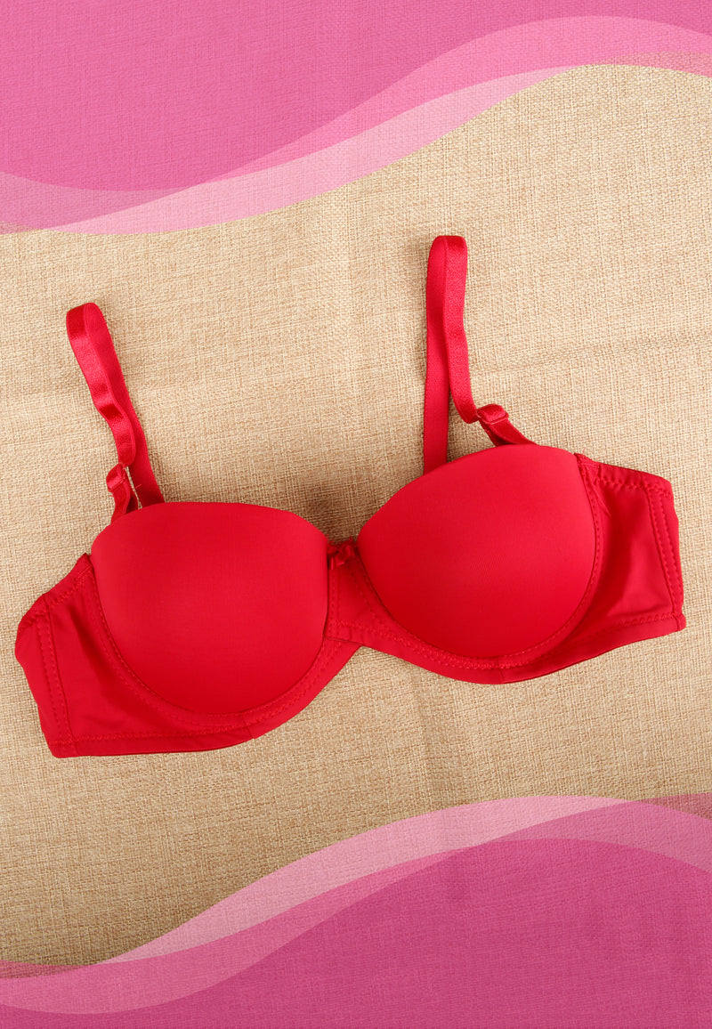 Padded Cups and Removable Straps Brassiere