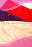 Women&#39;s Basic Pull-up Big Size Panty Ribbon | Dozen