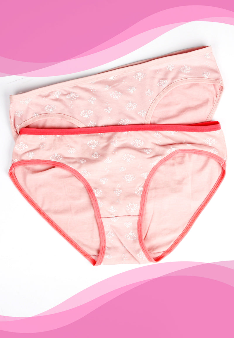 Ladies Panty Set Assorted Design Comfort Stretch | Dozen