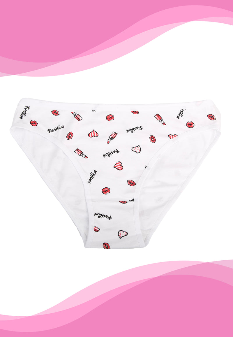 Teens Comfort Cotton Panty Minimal Designs | Dozen