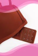 New Padded Non-wire Plain Brassiere Removable Straps