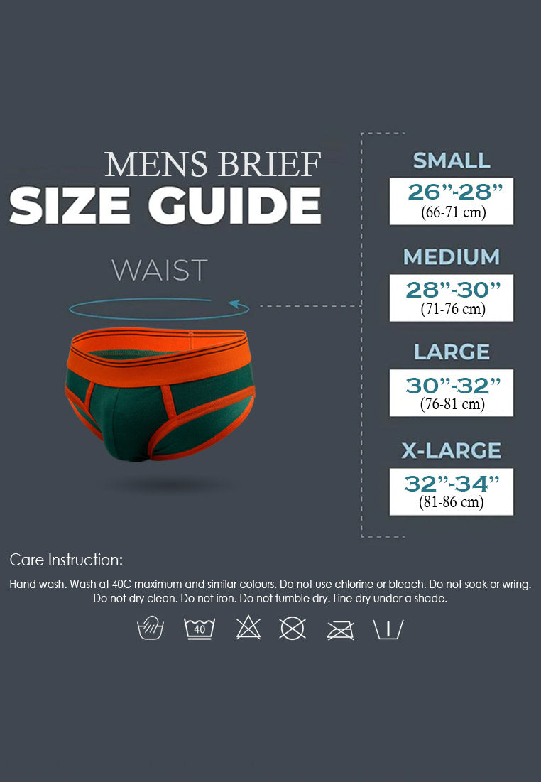 LeBrian Cotton 3-in-1 Men's Briefs