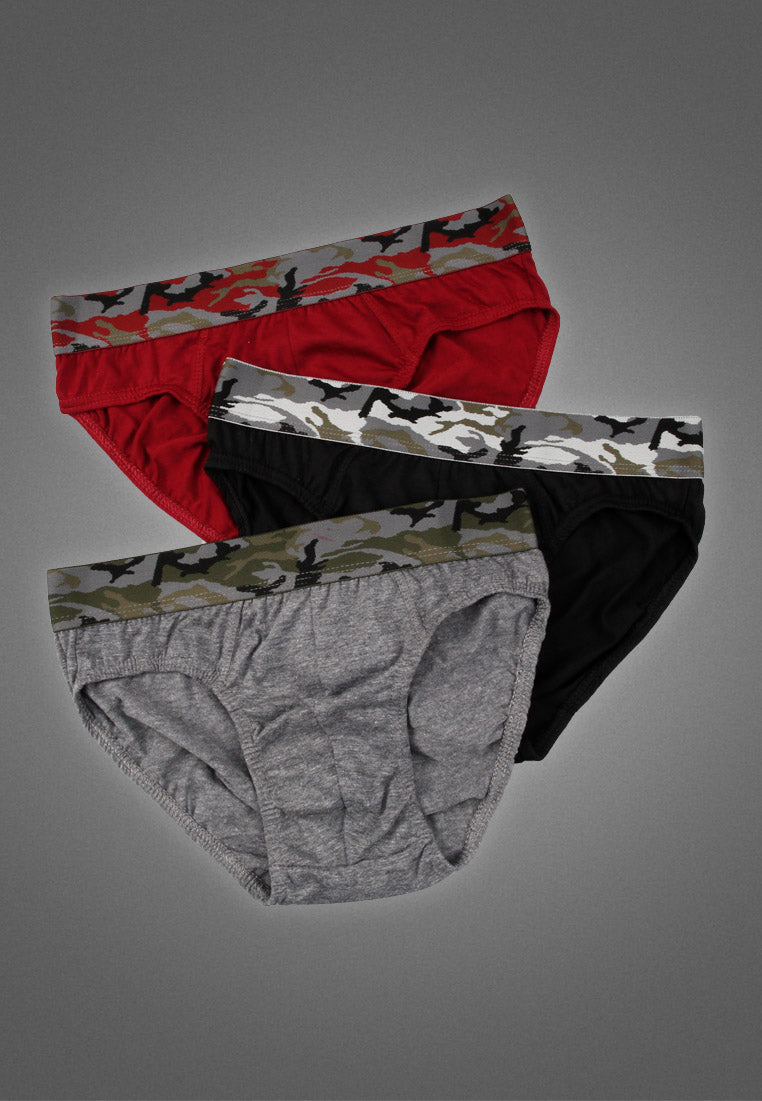 LeBrian Cotton 3-in-1 Men's Briefs