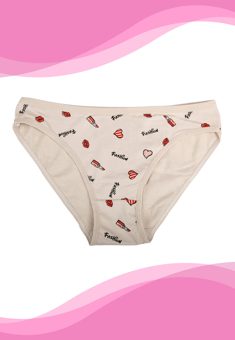 Teens Comfort Cotton Panty Minimal Designs | Dozen