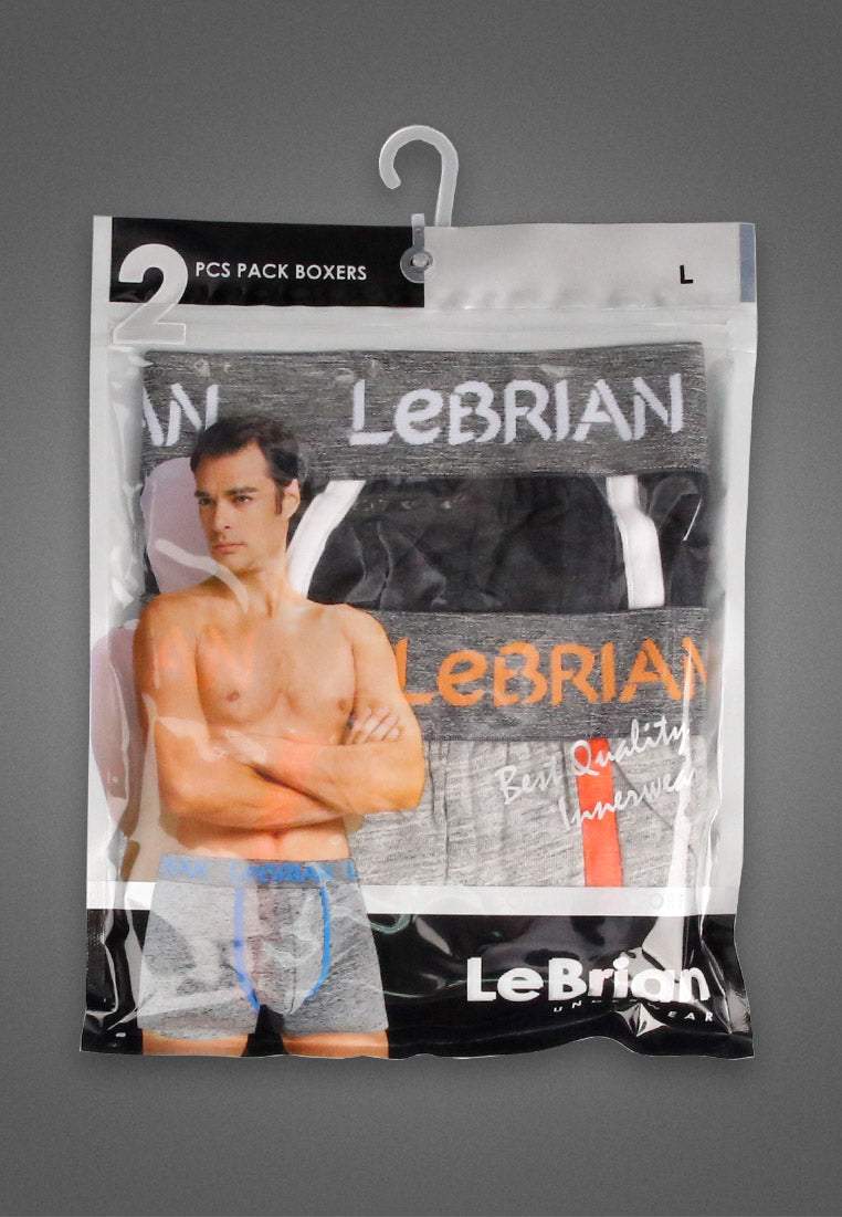 LeBrian Cotton 2-in-1 Boxer Briefs