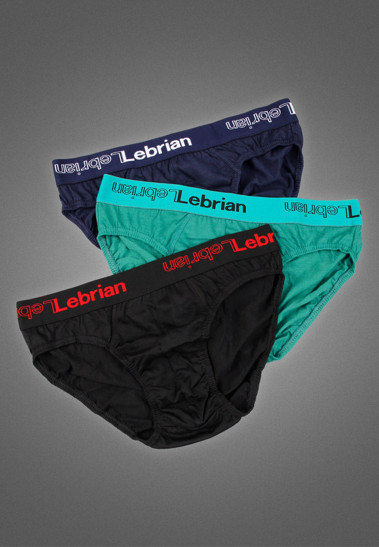 LeBrian Cotton 3-in-1 Men's Briefs