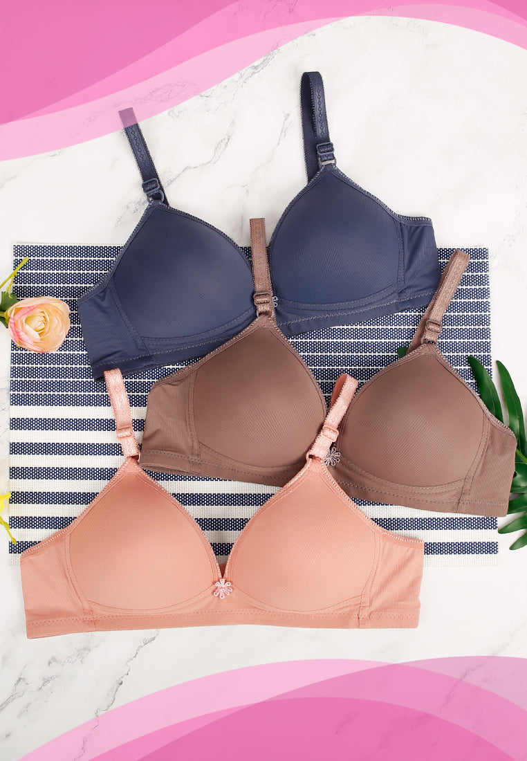 Padded Cups Molded Non-Wire Bra