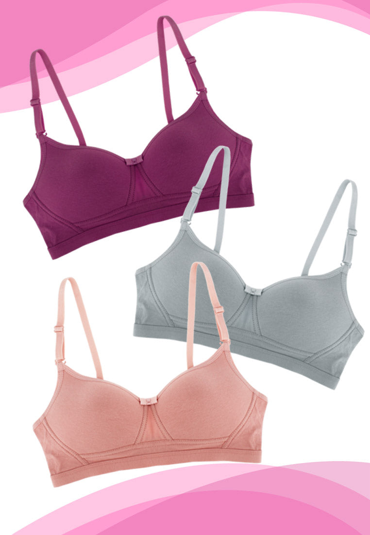 Lightweight Cotton Thin Padded Non-Wire Bra