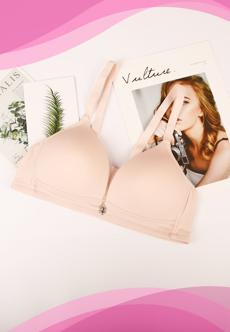 Soft-Padded T-Shirt Non-Wire Bra