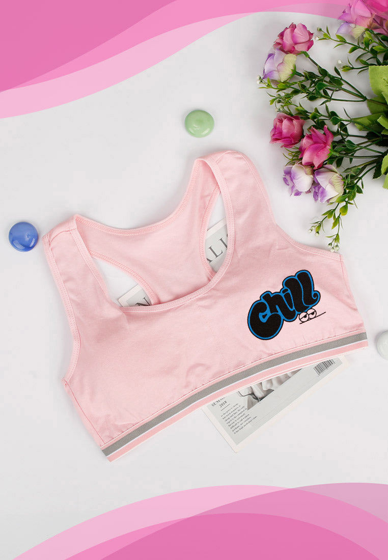 Soft Cotton Padded Sando Teens Trainer Baby Bra