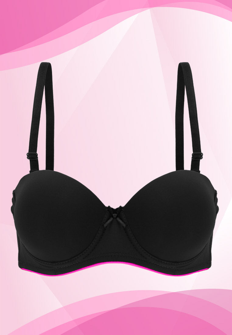 Strapless Padded Push-Up Underwire Bra