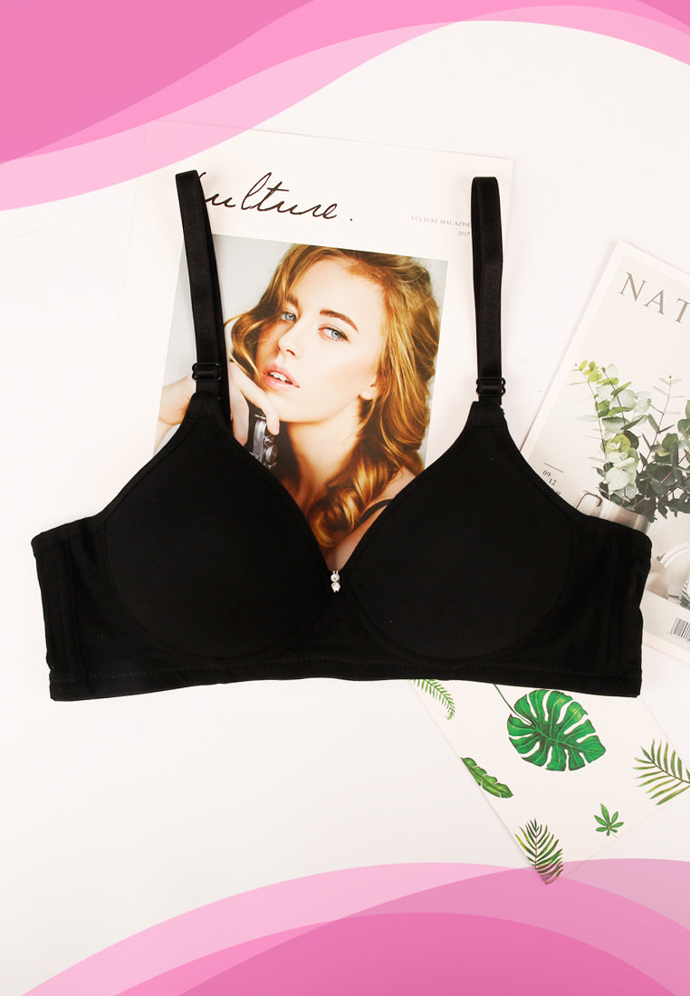 Padded Cotton Non-Wire Bra