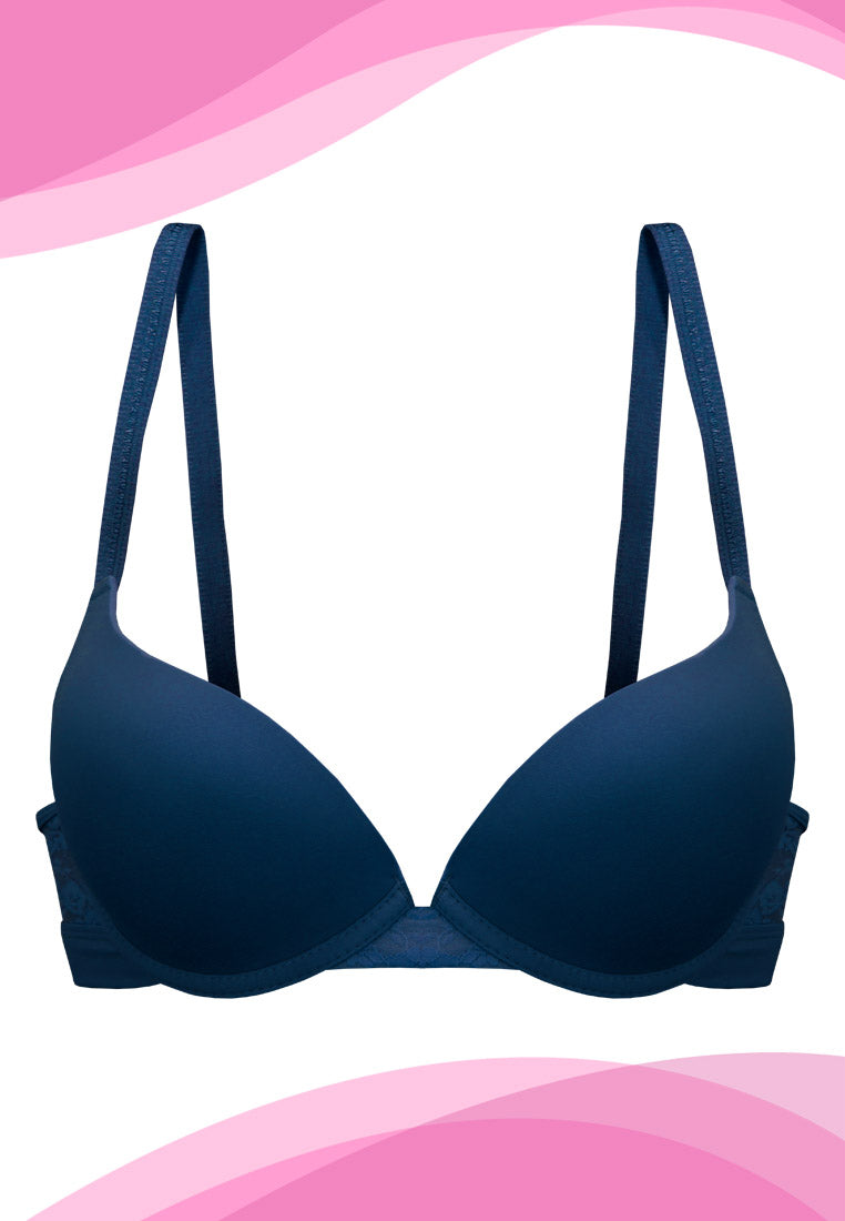 T-Shirt Lace Padded Push-Up Underwire Bra