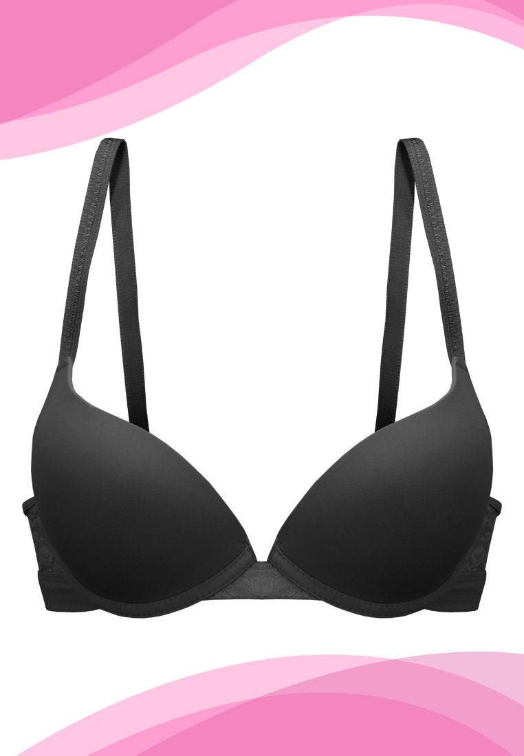 T-Shirt Lace Padded Push-Up Underwire Bra