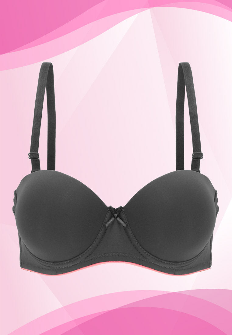 Strapless Padded Push-Up Underwire Bra