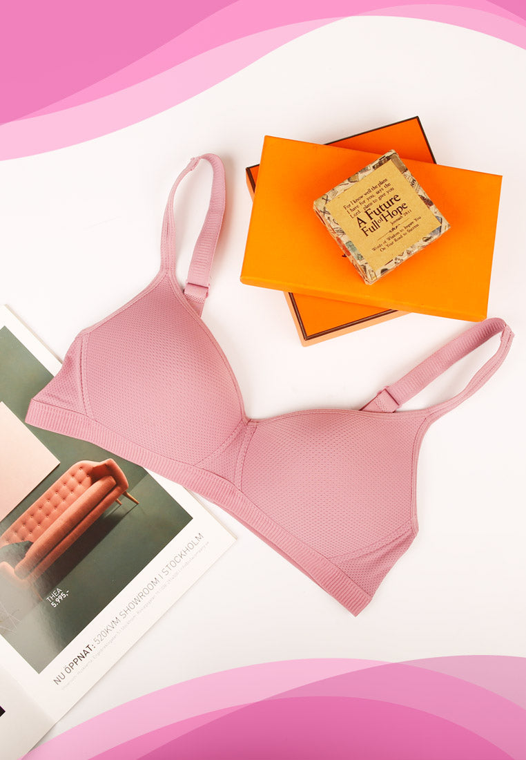 Thin Padded T-Shirt Full-Coverage Non-Wire Bra