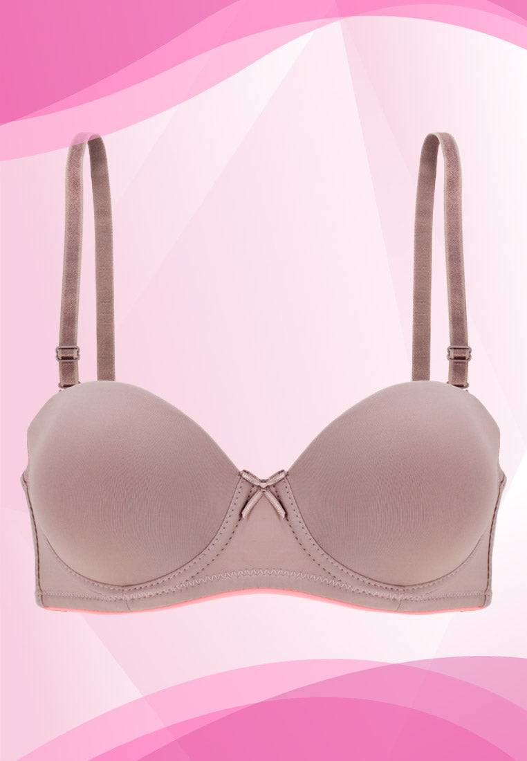 Strapless Padded Push-Up Underwire Bra